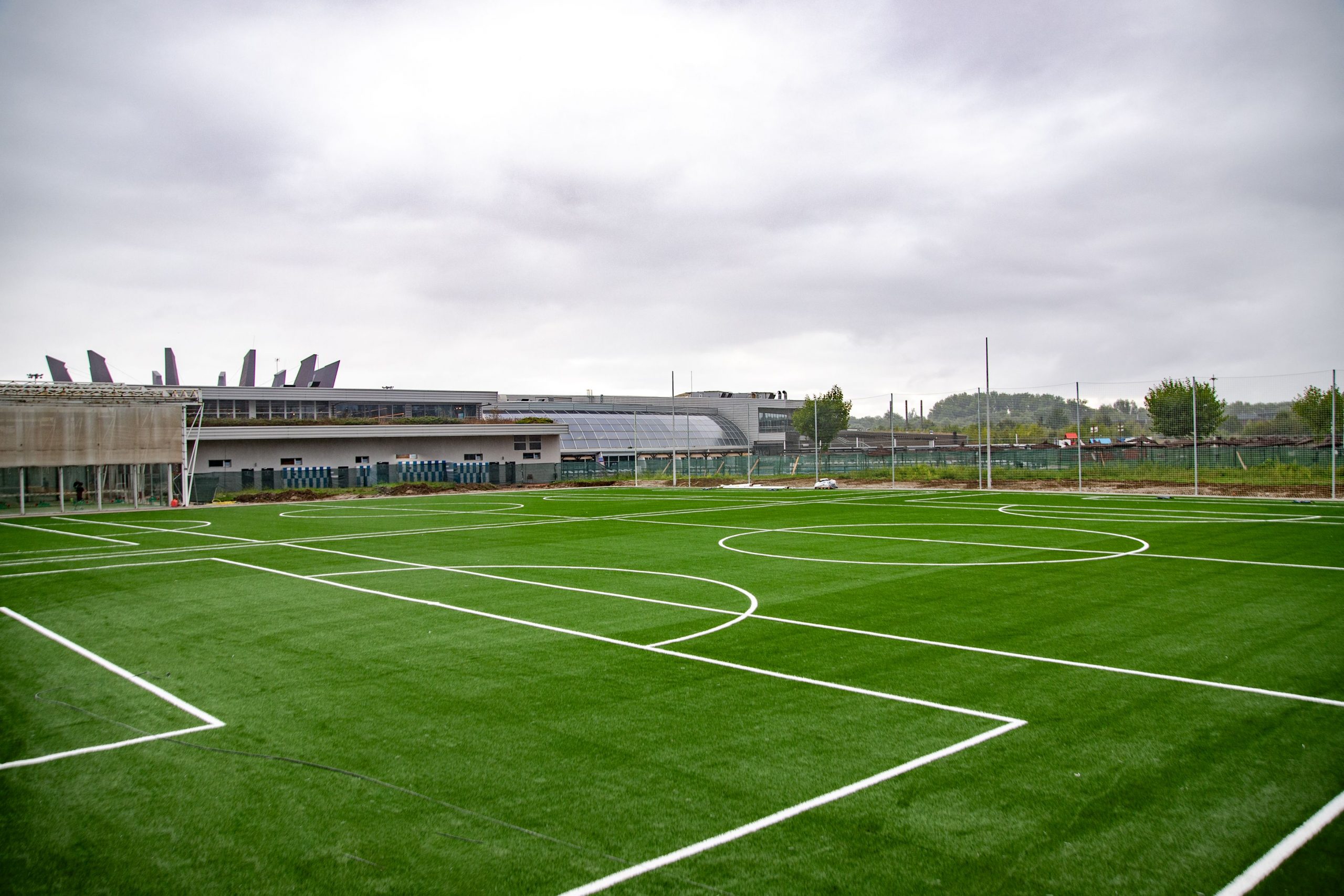 Los nuevos campos de fútbol de BAKH, listos para el inicio de la Escuela de Fútbol del Deportivo Alavés