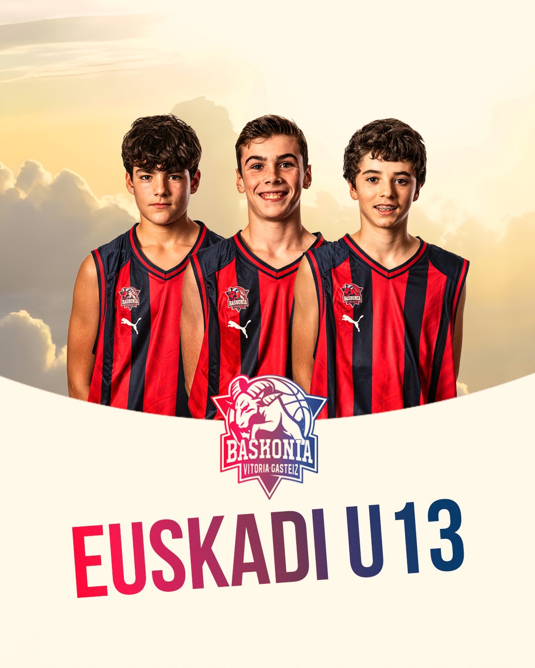 Tres jugadores baskonistas disputarán el Torneo BENNA Internacional de Selecciones U13