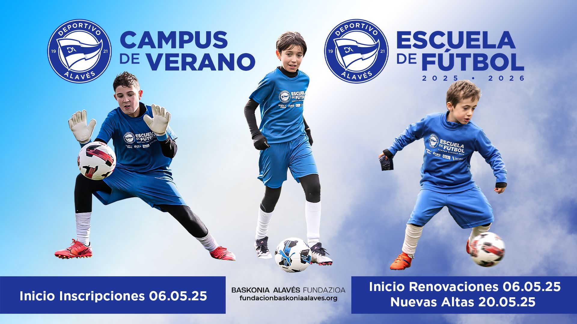 El Deportivo Alavés presenta su oferta formativa para el verano y la temporada 2025-26