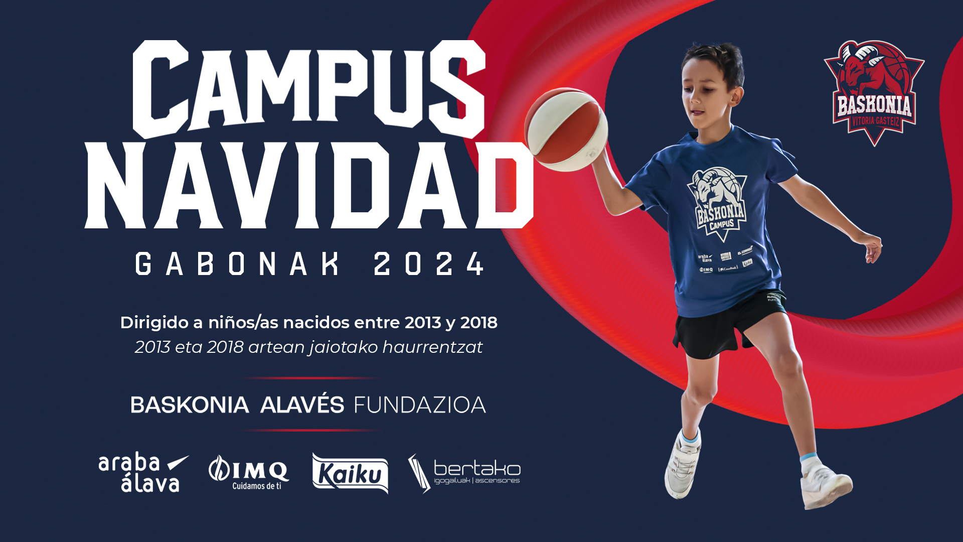 Mañana se abrirá el plazo de inscripción al Campus de Navidad de Baskonia