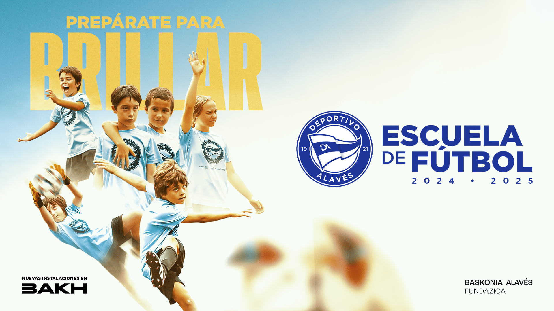 La Escuela del Deportivo Alavés 2024-25 abre sus inscripciones