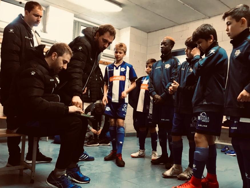 El Deportivo Alavés presente en los entrenamientos de los Clubes Convenidos