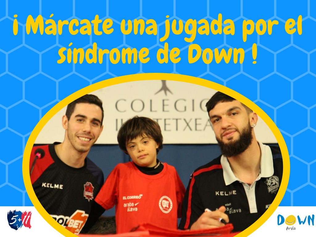 El sábado “Márcate una jugada por el Síndrome de Down”.