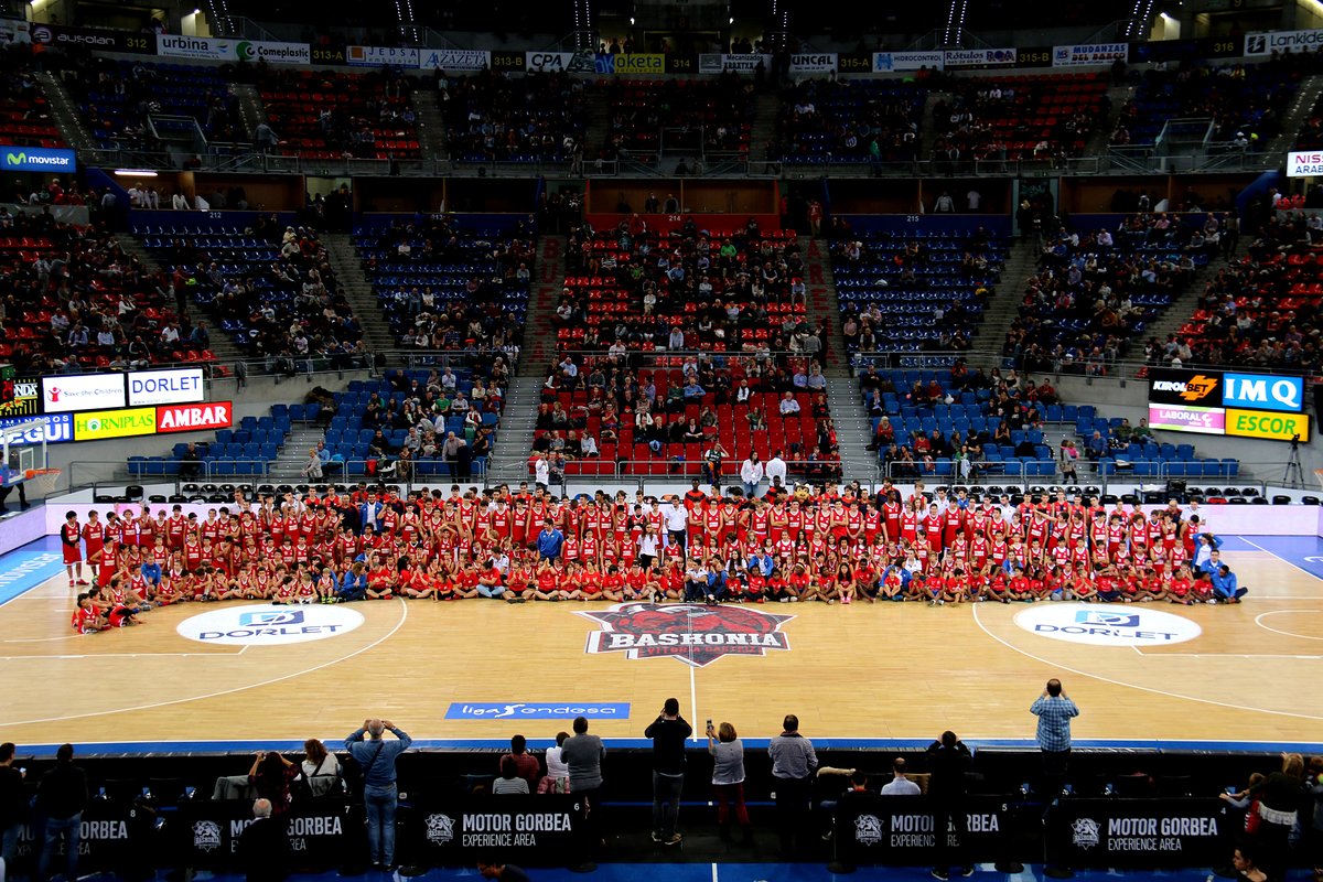 Saski Baskonia logra el récord histórico de jugadores en su cantera