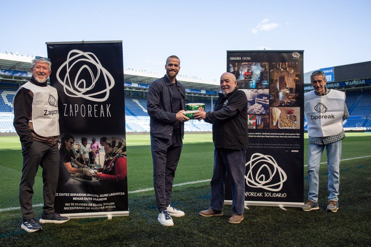 Deportivo Alavés, Saski Baskonia y Zaporeak organizan una gran recogida de arroz en Mendizorrotza y el Buesa Arena