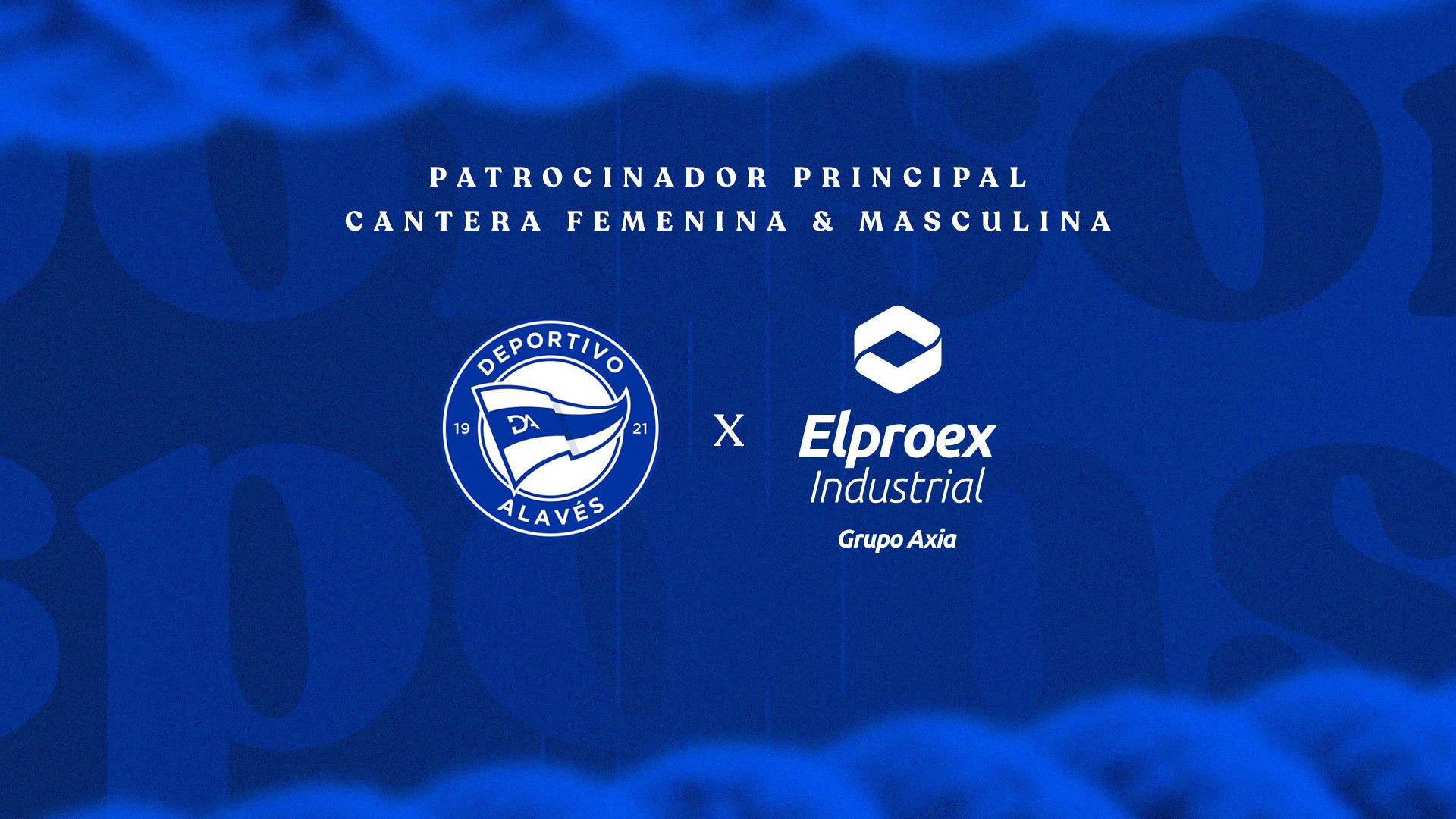 ELPROEX Industrial, patrocinador principal de la cantera del Deportivo Alavés durante la temporada 24-25
