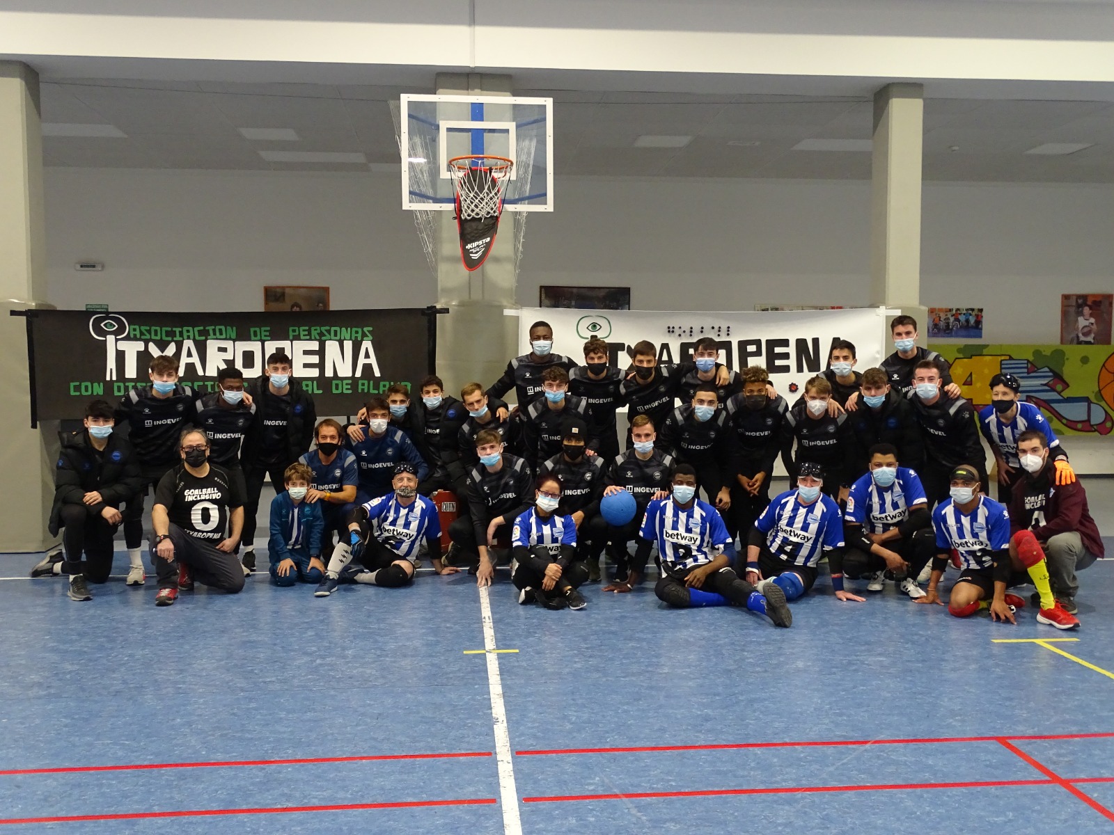 Nuestro equipo de GOALBALL encara en Gasteiz su lucha por el ascenso a primera