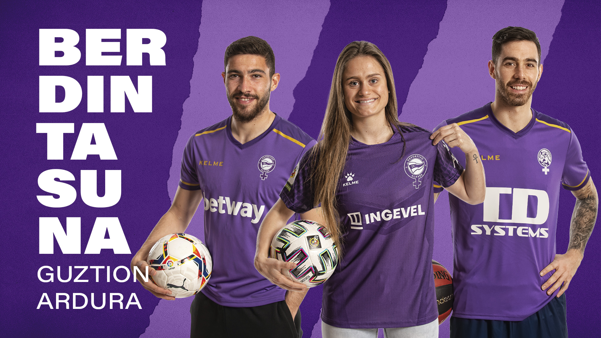 TD Systems Baskonia, Deportivo Alavés y las Gloriosas lucirán una camiseta conmemorativa por el Día de la Mujer