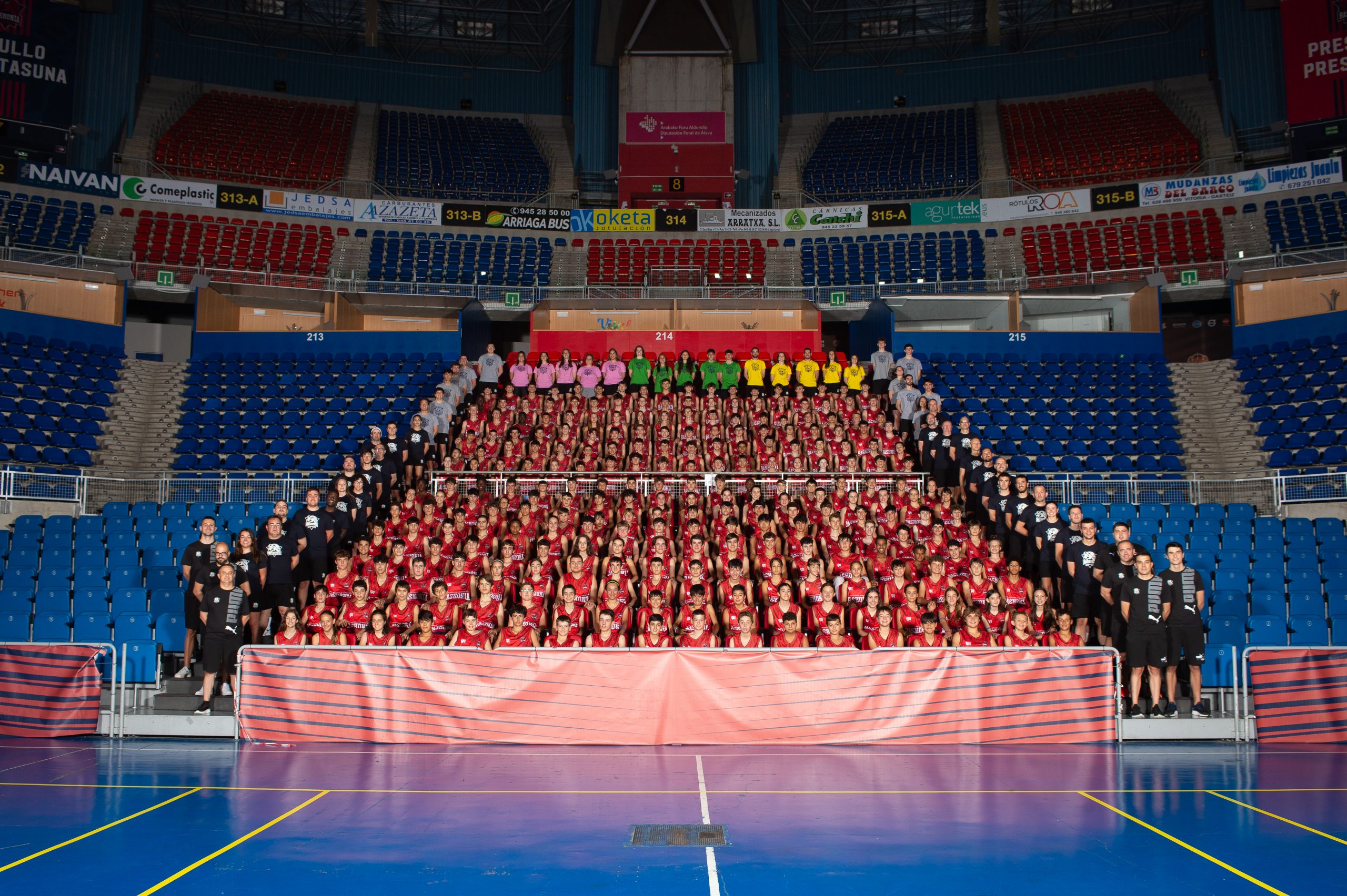 Más de 1.600 participantes en los campus de verano del Grupo Baskonia-Alavés