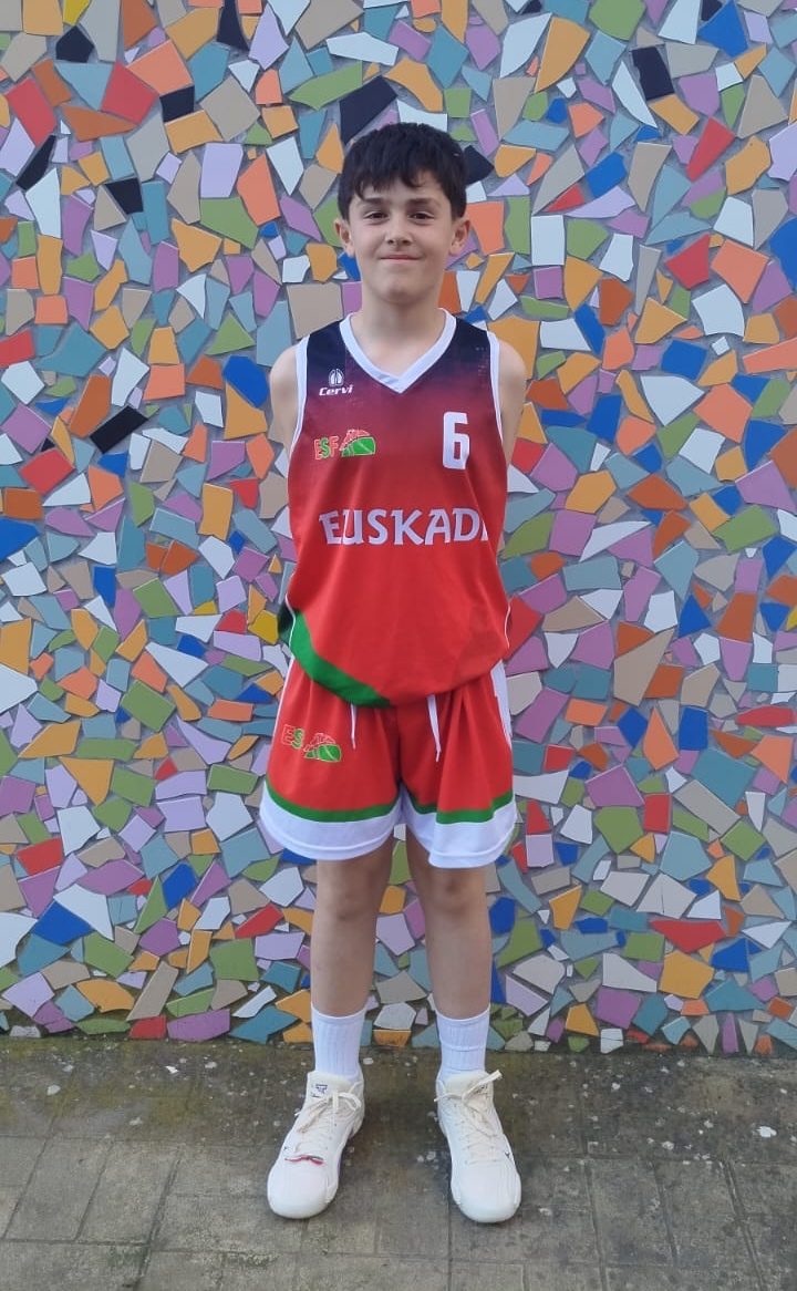 Koldo González, representación baskonista en el Campeonato de España de Selecciones Autonómicas de Minibasket
