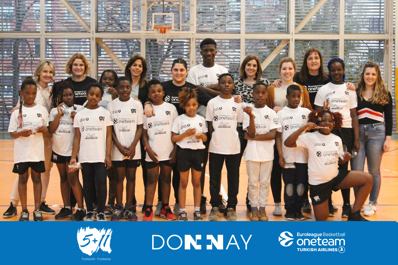DONNAY apuesta por el baloncesto como herramienta de integración