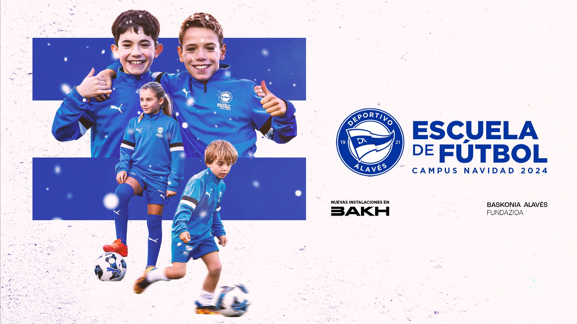 Abiertas las inscripciones para el Campus de Navidad 2024 del Deportivo Alavés