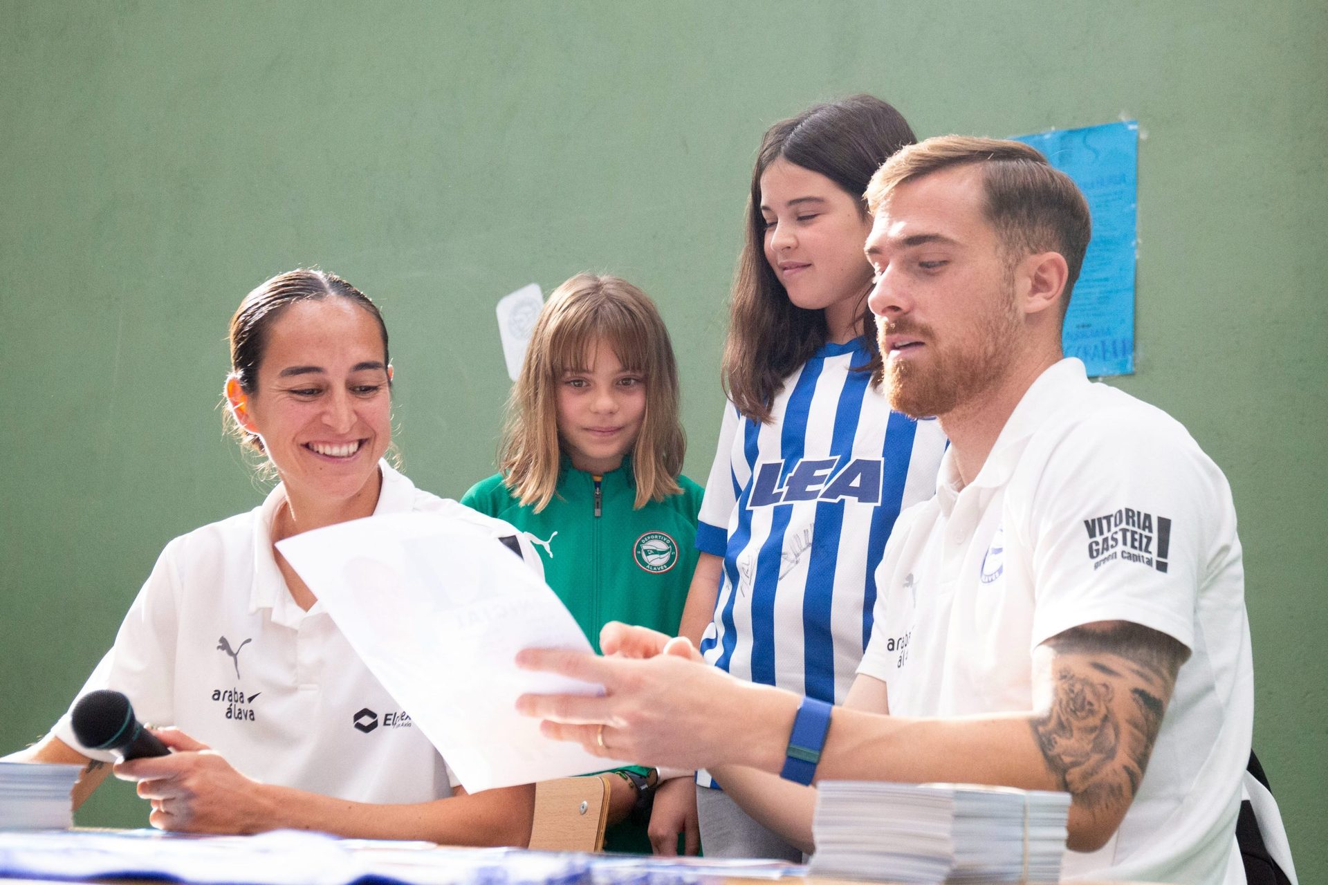 Vuelven las visitas del Deportivo Alavés a los colegios alaveses