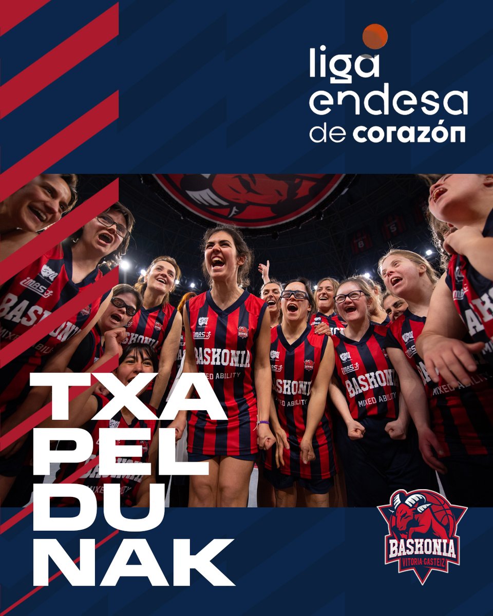 Baskonia Mixed Ability, campeón de Liga Endesa de Corazón
