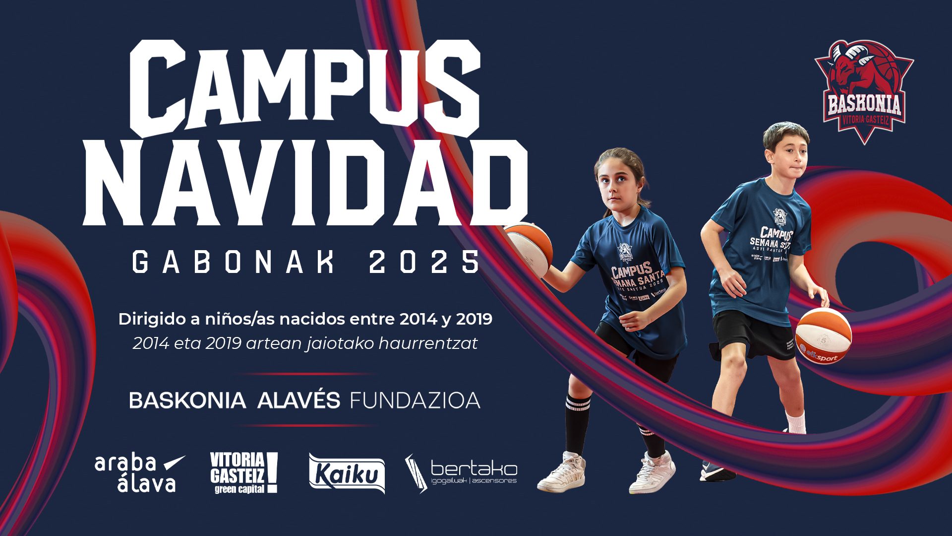 Abiertas las inscripciones del Campus de Navidad de Baskonia