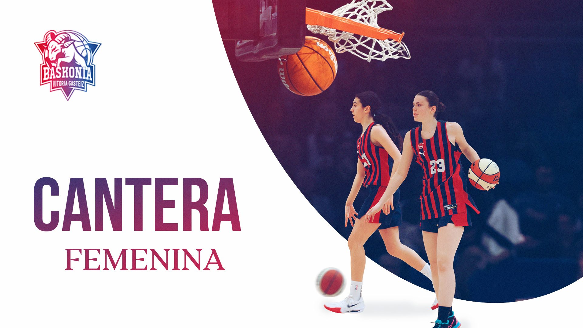 Forma parte de la cantera femenina de Baskonia